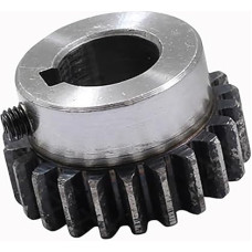 25 Zähne 2 Modul Stirnradgetriebemotor 2M 45# Stahl Mechanische Übertragung Bohrung 10-22mm 1Pcs(20mm Keyway 6mm)