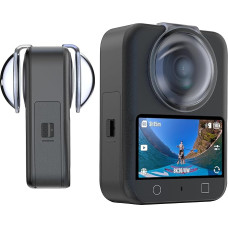 CYNOVA OSMO 360 objektyvo apsauga, skirta DJI Osmo 360 priedams (2 vnt., DJI Osmo 360 objektyvo apsauga, plastikinis korpusas, atsparus įbrėžimams, atsparus trinčiai ir įbrėžimams, lengva