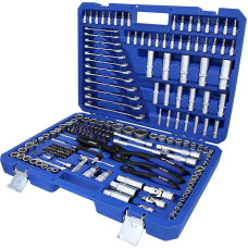KS Tools veržliarakčių rinkinys, 216 dalių, 1/4 colio, 3/8 colio, 1/2 colio