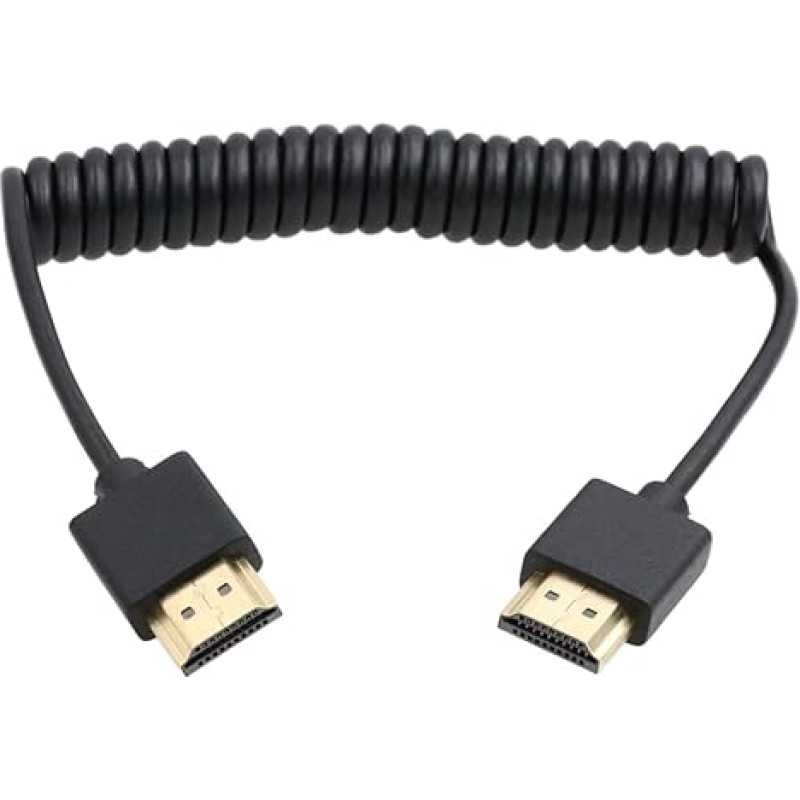 HDMI 8K 4K 60p UHD kabelis, skirtas ATOMOS Ninja V Portkeys Blackmagic Monitor BMPCC 6K ZCAM Sony Canon Nikon fotoaparatui Ronin A tipo HDMI 2.1 suvyniotas