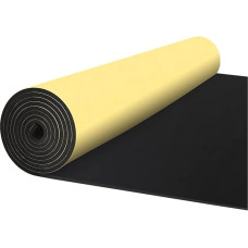 Lauko krepšinio kamuolys, EVA-Schutzpolster für quadratische und runde Reifen, Sicherheitsschaum-Kollisionspads für Laternenpfähle und Stangen, Schwarz, 1 cm, 6 m