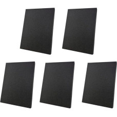 5 x juodos PU putų pjaustomos pagalvėlės, skirtos įrankių dėžėms, fotoaparatų krepšiams ir įrangai laikyti 40 x 30 x 3 cm
