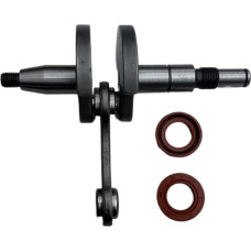 1 Set Crankshaft Crank W/Oil Seal Fit for MS171 MS181 MS181C MS211 Garden Chainsaw Petrol Replacement Tool Part 1139 030 0401