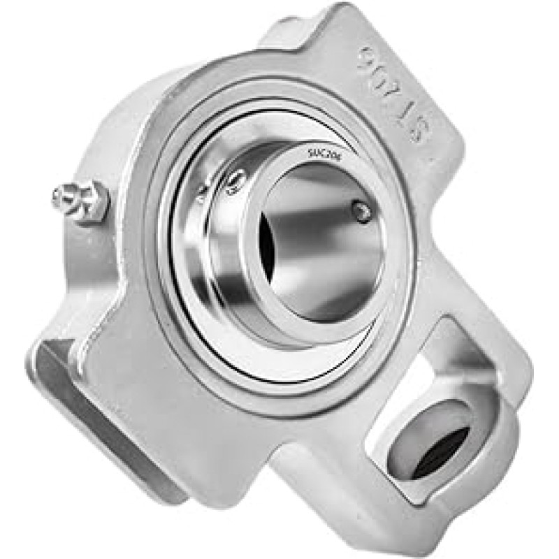 1 Stück Edelstahl-Außengelenklager mit Gehäusesitz SUCT201-SUCT218 Einsatzlager Flanscheinheit (SUCT211 Inner 55mm)
