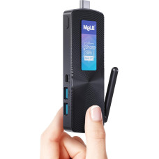 MeLE PCG02 Fanless Mini PC Stick Alder Lake N100(up to 3.4GHz) 8GB LPDDR4 128GB ROM Micro Desktop Computer PC with Small Form Factor with Full USB-C, 2.4G/5G WiFi, 4K HDMI for Office