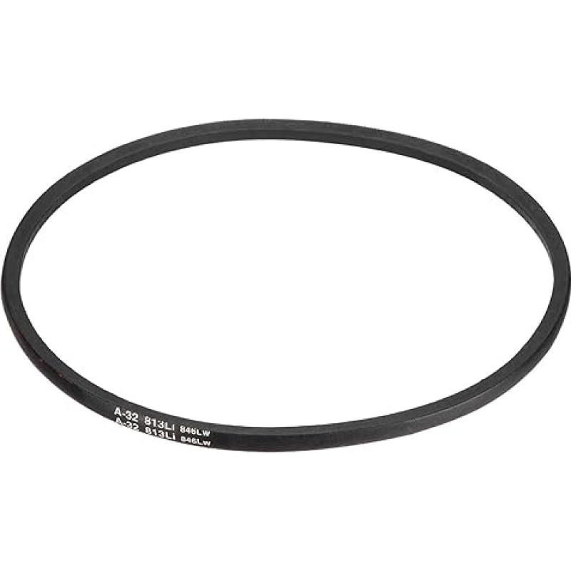tiekimo žemėlapis A32 Gummiriemen, A-Abschnitt, 86,4 cm Außenumfang x 1,3 cm Breite x 0,8 cm Dicke, industrieller Kraftübertragungsriemen, 5 Stück