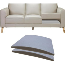 Hochdichte Sofa-Stützbretter, 50 x 50 cm, für 2-Sitzer-Kissen, schneidbarer Schaumstoff-Ersatz für durchhängende Sitze, Grau, idealiai tinka dvivietėms ir daugiavietėms sofoms