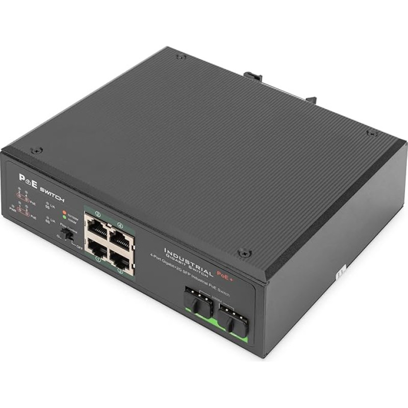 DIGITUS PoE tinklo komutatorius - 6 prievadų 