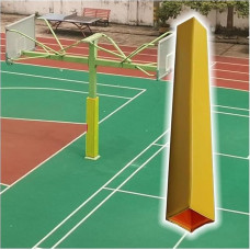 Quadratische Basketball-Polsterung für den Außenbereich, 3 4 5 6 7 8 Zoll, abnehmbare große Stangensäulen für jedes Wetter, Schaumstoff-Kellerpolsterung um die Rohrsäulenabdeckung