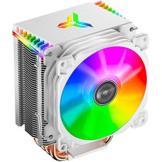 TZMRIT x CR-1400 CPU aušintuvas baltos spalvos 160 W TDP 4 šiluminiai vamzdeliai 126 mm aukščio su 92 x 92 x 25 mm 2300PRM ARGB PWM ventiliatoriumi, skirtas 
