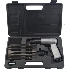 Plaktukai 190 mm pneumatinis plaktukas Pneumatinių ginklų įrankių rinkinys Didelio efektyvumo smūgių sugėrimas su 4 dalių kaltu Ergonomiška rankena