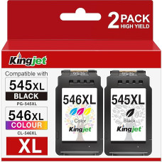 KINGJET PG 545 CL 546 XL PG-545XL CL-546XL kasetės suderinamos su 