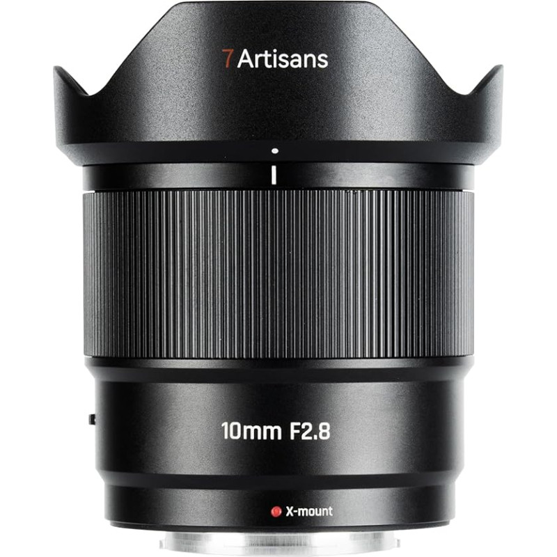 7ARTISANS AF 10 mm F2.8 APS-C automatinio fokusavimo plačiakampis objektyvas, suderinamas su beveidrodžiais 