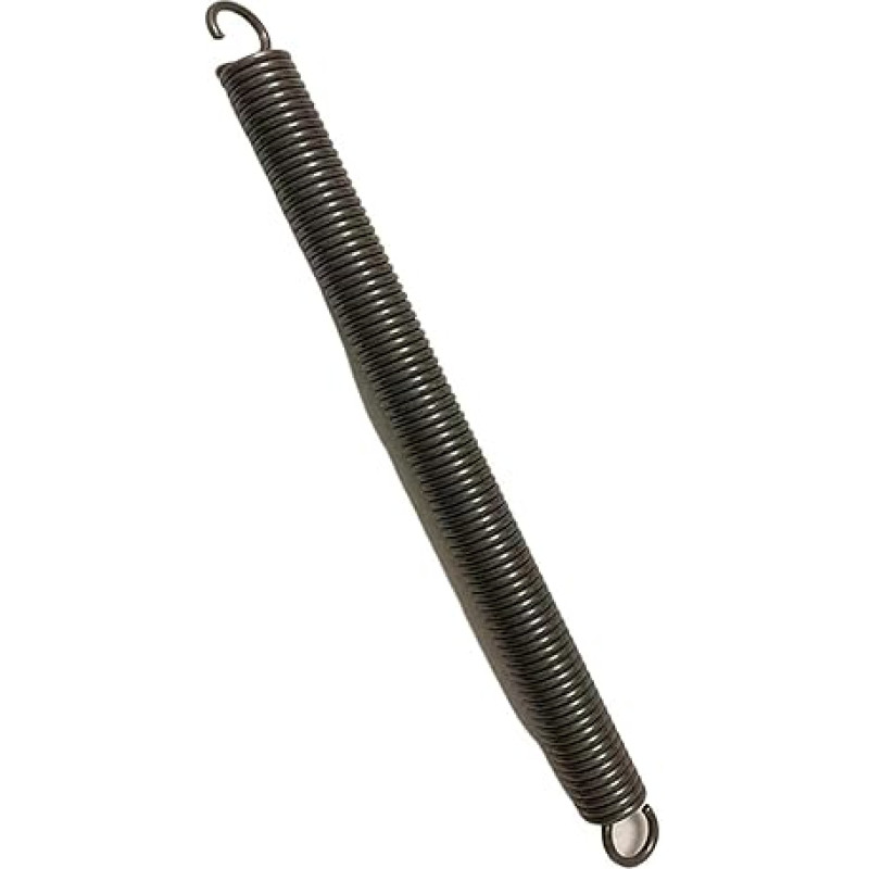 Zugfeder, Einzelhaken aus Stahlfederdraht, 2,5 mm Durchmesser, 2er-Packung for Garagentore mit Außendurchmesser 13-30 und Länge 80-200(150mm,15mm-2.5mm)