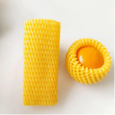 Obstschutznetzabdeckung, for den Hausgarten, elastischer Antikollisionschaum-Netzwerkrohrtransport, Schutzverpackungsnetzbeutel, 140 Stück, Schaumstoff-Netzhüllen(Orange,12x7cm)