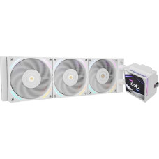Thermalright Hyper Vision 360 UB ARGB White CPU AIO Cooler, Magnetic Panel IPS LCD Screen with 480 x 480 Resolution, for AM4/AM5; Intel LGA1851/1700, 3.95 Inch Screen High Performance Pump