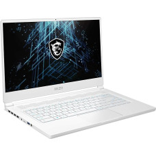 MSI Stealth 15M White 15,6 colių FHD (1920 x 1080 pikselių/144 Hz) žaidimų nešiojamasis kompiuteris (Intel Core i7-11375H Special Edition), 16 GB RAM DDR4-3200, NVIDIA GeForce RTX 3060, 1TB Windows 10 Home, A11UEK-028