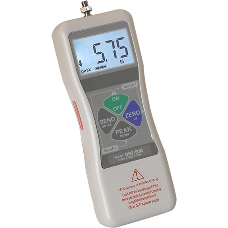 Hohe Präzision Digital DS2-500N 1000N Push Force Gauge Push 20n 2kgs Zugkraftprüfgerät Kleine Sensor Dynamometer, PräZise Und Effiziente Kraftmessung (DS2 500N)