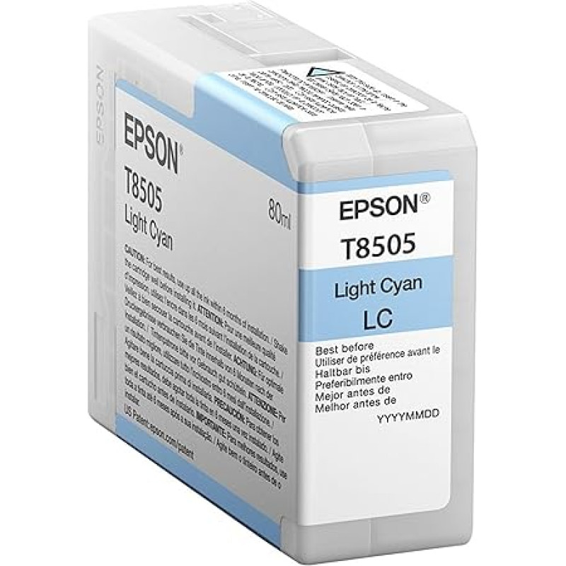 EPSON šviesiai žydros spalvos rašalo kasetė
