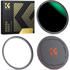 K&F Concept ND filtras 52 mm Neutralaus tankio filtras ND1000 (10 žingsnių) Magnetinis su objektyvo dangteliu 52 mm