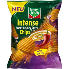 funny-frisch Intense Chips Sweet & Spicy Curry Style 110 g