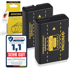 2x Battery EN-EL14 for Nikon Coolpix P7000 | P7100 | P7700 | P7800 | D3100 | D3200 | D3300 | D5100 | D5200 | D5300 | D5500 | Df