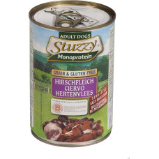 Stuzzy Dog Monoprotein Deer, drėgnas maistas šunims, 6 skardinės x 400 g, 2,4 kg