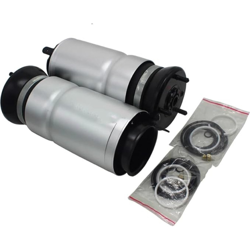 Kompatibel Mit Land Für Rover Für Discovery 4 2010 2011 2012 2013 4-teilige Luftfederung Vorne + Hinten, Federtasche RN501580G RKB500250 Luftfeder Federbalg