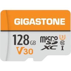 GIGASTONE 128GB MicroSDXC Memory Card with SD Adapter for Gopro Action Camera Drone DJI Tablet and Switch 1, up to 95MB/s, UHS-I U3 V30 Class 10, 4K UHD Video Micro SD Card
