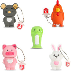 16 GB x 5 USB atmintinė, 