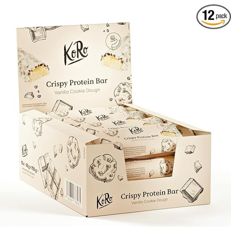 KoRo - traškus baltyminis batonėlis 