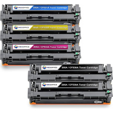 205A CF530A toneris suderinamas su HP 205A CF531A CF532A CF533A CF530A toneriu, skirtu Color Laserjet Pro MFP M181fw M180n M180n M180nw M180fw M154a M154nw spausdintuvui (5 vnt.)