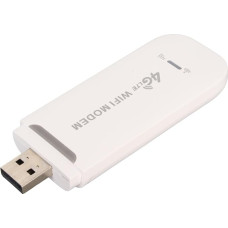 4G LTE maršrutizatorius, nešiojamasis WLAN su SIM kortelės lizdu, mobilusis WLAN maršrutizatorius su USB jungtimi, iki 150 Mbps atsisiuntimo / 50 Mbps išsiuntimo ryšys su iki 10 įrenginių (baltas)