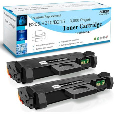 Suderinama B205 B210 B215 tonerio kasetė 3000 puslapių 106R04346 106R04347, skirta Xerox B210DNI B205DNI B205MFP B215DNI B215MFP spausdintuvui (2 juodos spalvos, 106R04347)