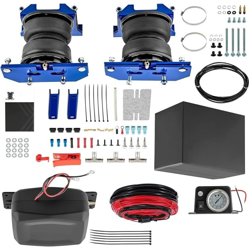 Luftfedertaschen Kompatibel Mit Dodge Für Ram 2500 3500 Für Pickup 4wd 2003-2010 Luftfederung Federn Controller Kit + Air Spring Bag