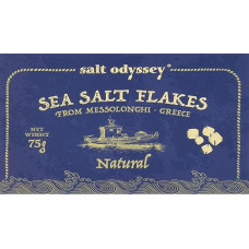 Druska Odisėja Jūros druskos dribsniai 75 g, 2 pakuotės