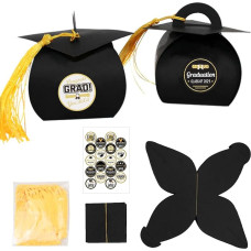 Bonbonschachteln zum Schulabschluss, Doktorverschluss, Geschenk (36 Stück)