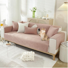 OKYUK 1 2 3 vietų sofos dangtelis Eglutės šenilinis audinys Baldų apsauga neslystanti sofos dangteliai kampinis L formos jaukus vientisos spalvos neslystantis sofos dangtelis naminiams gyvūnėliams vaikams