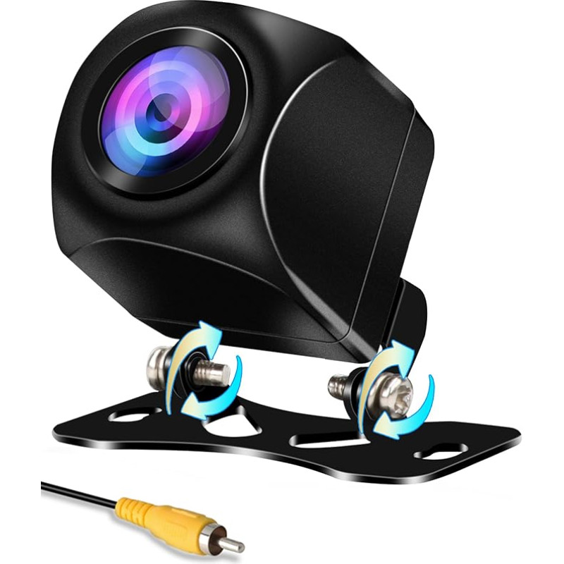 AHD 1080P atbulinės eigos kamera NTSC ir PAL automobilio galinio vaizdo kamera Vieno klavišo jungiklis 8 vaizdo signalai Universali IP68 vandeniui atspari naktinio matymo HD automobilio galinio vaizdo kamera automobiliui, visureigiui, kemperiui, sunkvežim