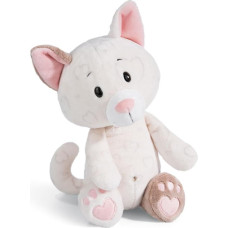 NICI 49412 Cuddly Toy Love Cat Hearty 50 cm White Sustainable Soft Toy Made of Soft Plush, Cute Plush Toy for Cuddling and Playing, for Children and Adults, Great Gift Idea