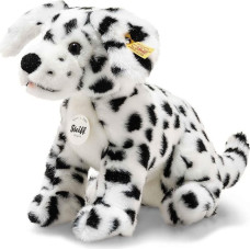 Steiff Lupi Dalmatian Cuddly Toy, Cute Stuffed Toy with Plastic Eyes, Children, Boys & Girls, Plush Toy 26 cm, White, 076916