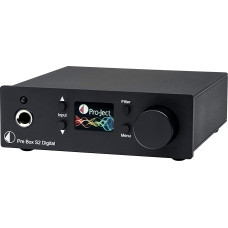 Pro-Ject Pre Box S2 Digital, Audiophile Stereo Preamp (Black)