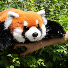 Chongker Plush Toy Small Panda Plush Handmade Realistic Toy Cat Cute Plush Small Panda Companion Pet Children's Gift Women's Birthday (Small Panda)