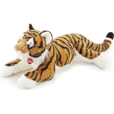 Trudi Tiger Bruce Exotic Plush Tiger Mascot, Christmas and Birthday Gift, 39 x 23 x 46 cm, Size L, Tropical Exotic Animals, Model 27138