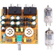 6J1 Tube Preamp, AC 12V 6J1 Electronic Tube Preamp Amplifier Module, Class A HiFi Voice Control