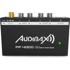 Audibax PP4000 Preamplificador Previo Phono RIAA. Único en EL Mercado Con Interruptor ON/Off