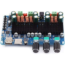 Amplifier Board Digital 2.1 Channel Amplifier Board Bluetooth USB TF Input 50W + 50W Stereo 100W Subwoofer Output