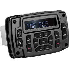 12V Marine Boat MP3 Player FM AM Stereo Receiver IP66 Waterproof